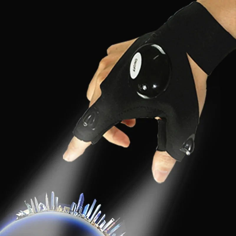 Fingerless LED Glove